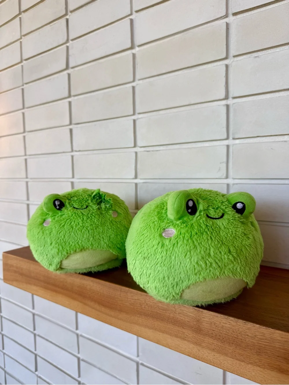 Squishable Frog Slippers * One Size Fits Most * Eye Missing Replacement
